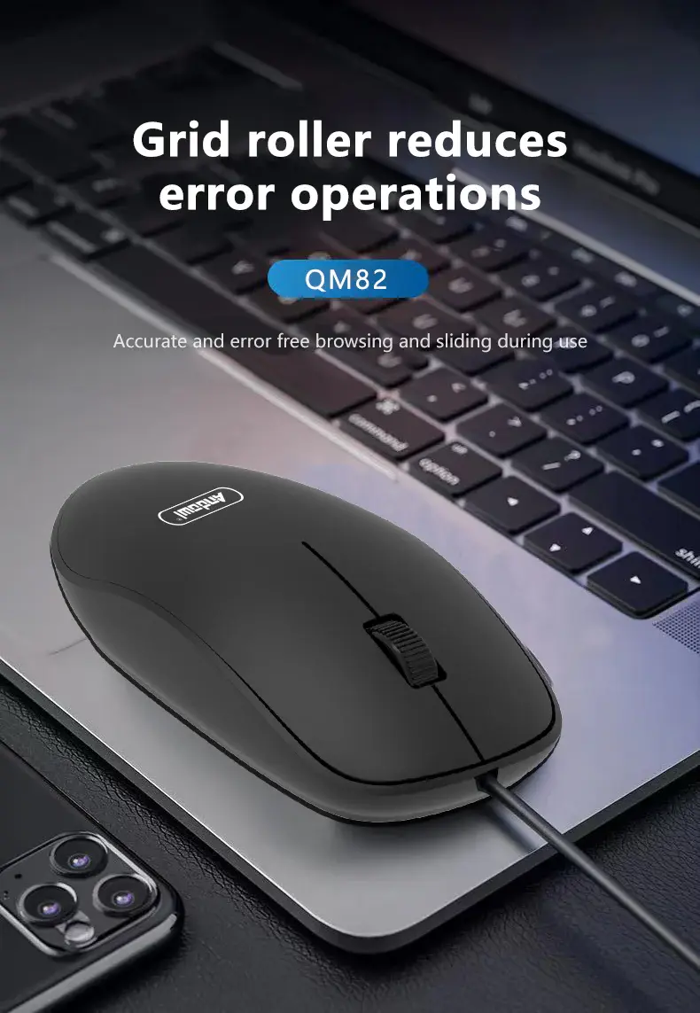 Thumbnail: Andowl QM82 High-Speed USB Mouse