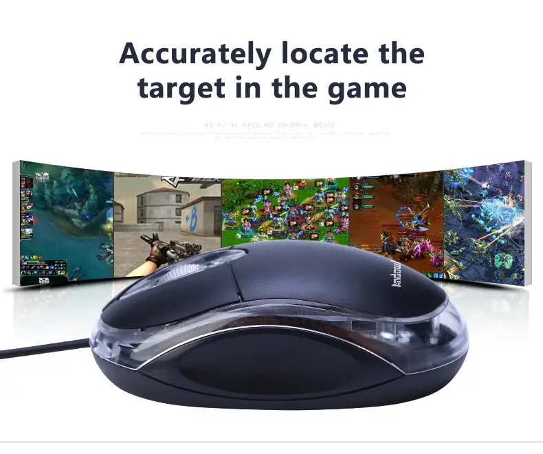 Miniature : Andowl Q-A199 Universal USB Wired Mouse