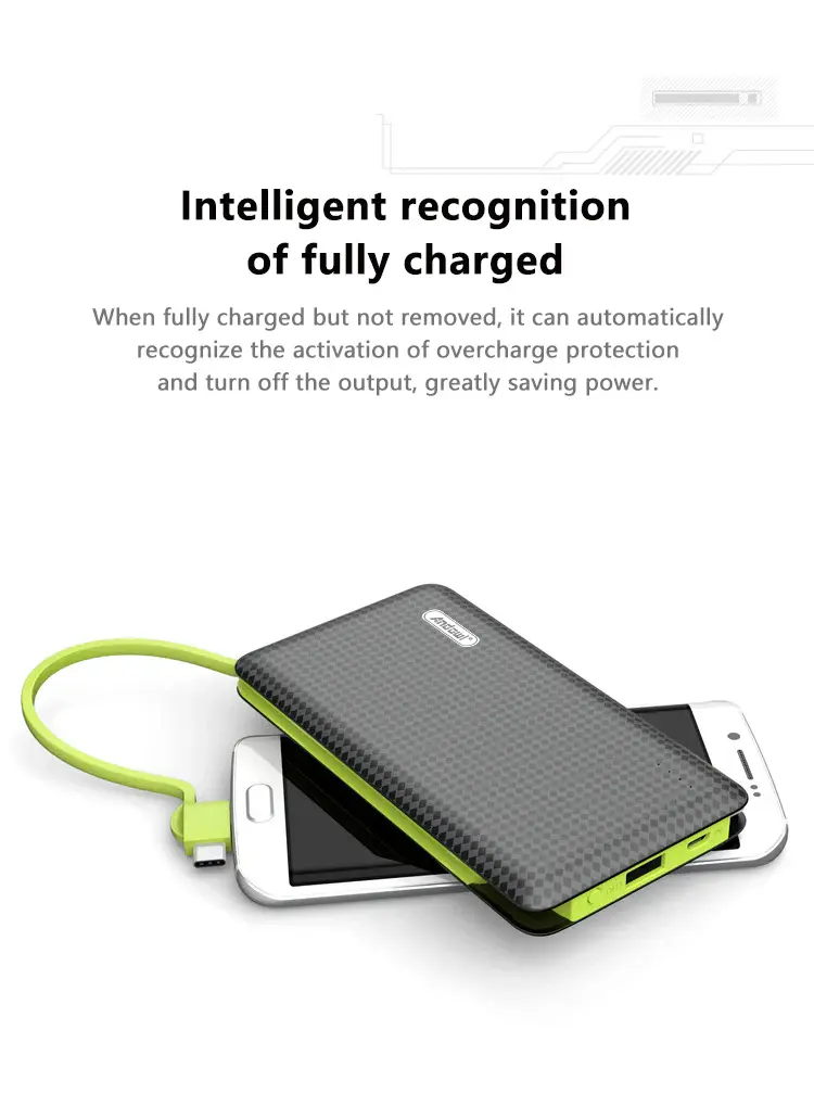 Miniature : Andowl Q-A134 10,000mAh Power Bank with 3-in-1 Cables