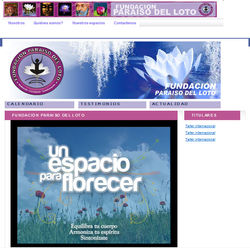 Diseño Web site paraiso del loto