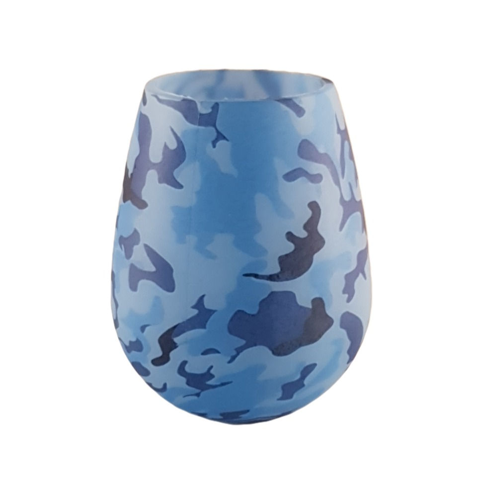 Thumbnail: Patterned silicone wine glasses
