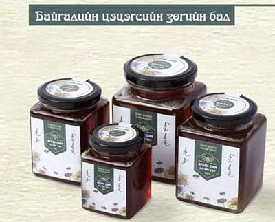 Байгалийн цэцэгсийн зөгийн бал