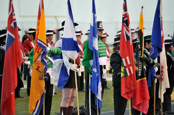Opening ceremonies at Scout House show (Waterloo, 2010)