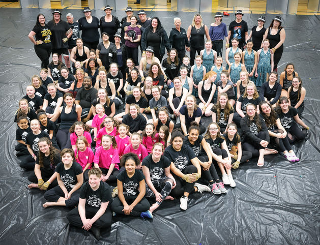 Members of the various guards (Ventures' Show, Kitchener, 2018)