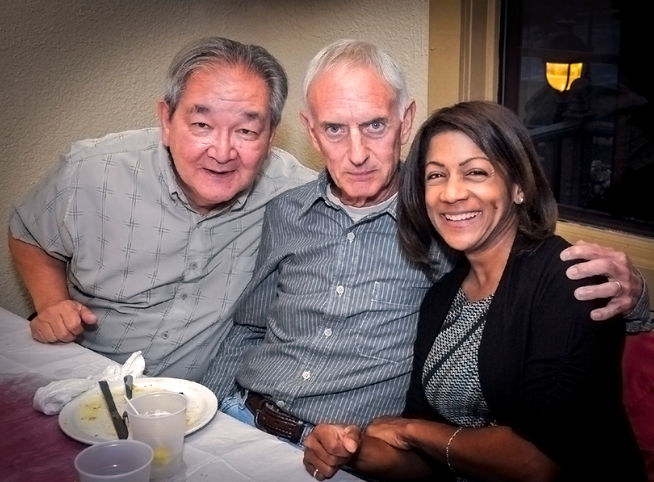 Ron Chong, Paul Blanchard and Matt Kimasko's mom (Dick Brown Memorial, 2010)