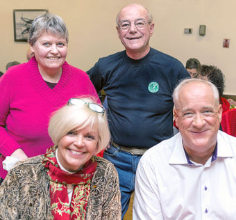 Karen, Jack, Susan & Mike (Christmas Party, 2013)