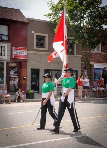 Debbie & Marilyn, Optimists Alumni (Canada Day, Port Credit, 2014)