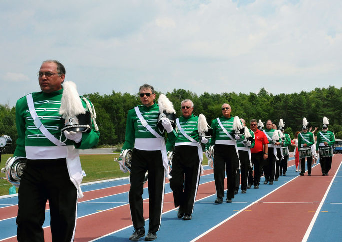 Optimists Alumni leaving the field (Sudbury, 2011)
