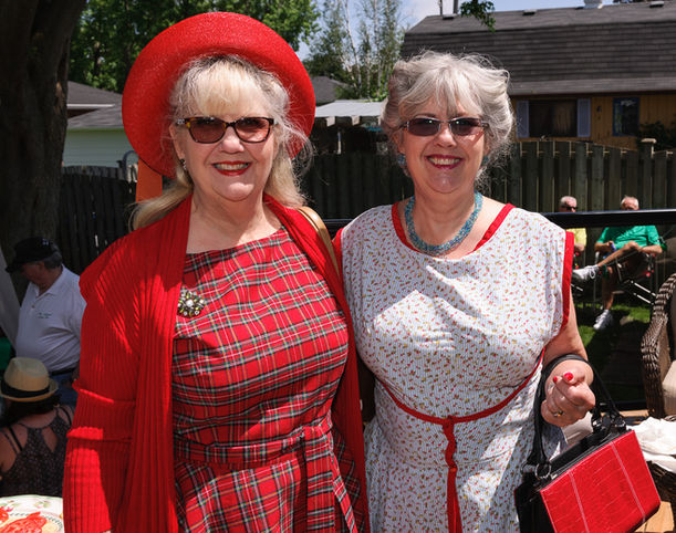 Judy and Jan (BBQ after Highland Creek Parade, 2015)