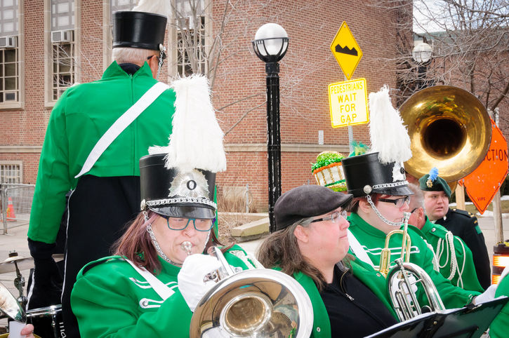Heather, Liz and Kirstine, Optimists Alumni (Toronto St Patrick's Day Parade, 2017)
