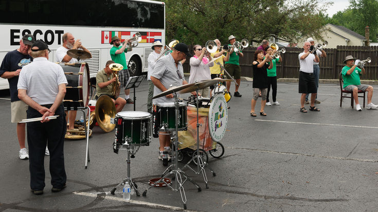 Optimists Alumni rehearsing (Soundsport, Indianapolis, 2016)