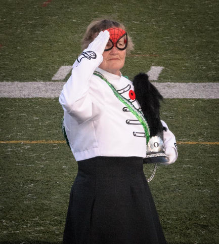 Jackie, leaving the field (Waterloo, 2014)