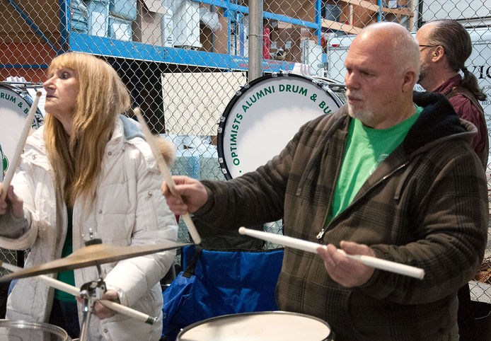 Cindy & Rick Tracey at rehearsal (Kitchener, 2012)