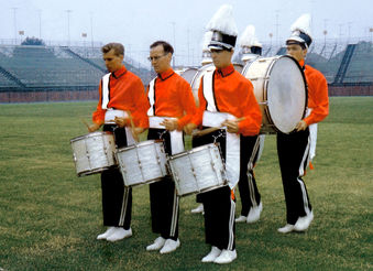 Vic Kruklis, Lorne Ferrazzutti, Ed Law & Bill Stoney of Commanders (Hamilton, 1964)