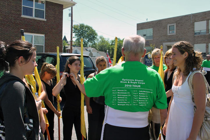 Northstar Guard before parade (Michigan City, 2010)