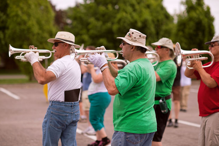Optimists Alumni rehearsing (Oshawa Exhibition, June 1, 2013)