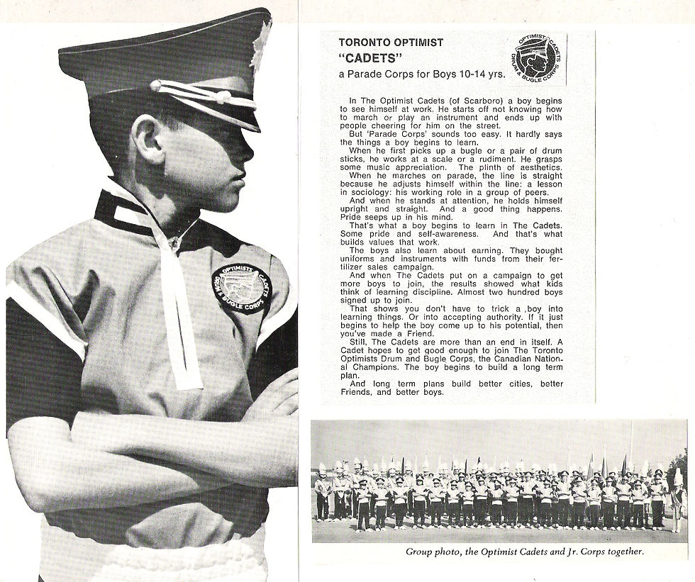 On the Optimist Cadets