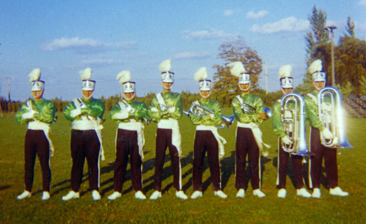 Doug Mackenzie (?), John Shearer, Gary Corbett, Bill Holloway, Terry McKolskey, Ross Cation, Dave Watt, Paul Thompson (1965)