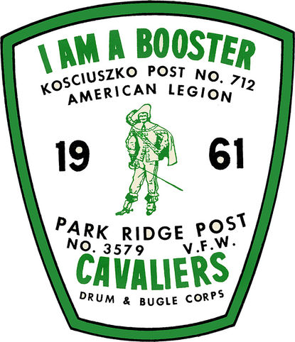 Cavaliers Booster Decal (1961)