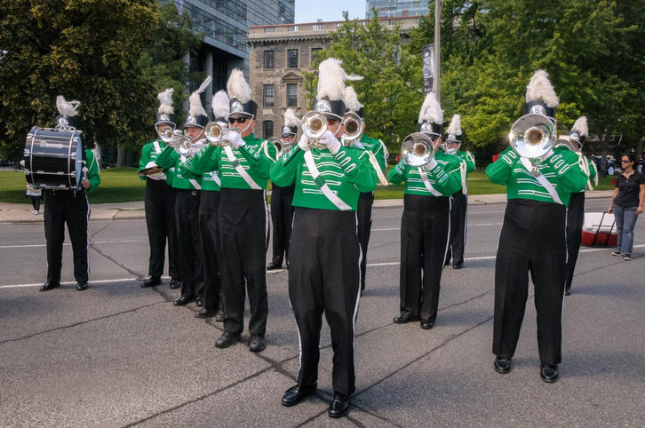 Members of Optimists Alumni (Lions International Parade, Toronto, 2014)