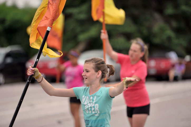 Northstar Guard rehearsing (Seneca College, 2010)