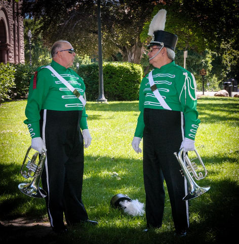 Rick Shearer & Ron Chong, Optimists Alumni (Lions International Parade, Toronto, 2014)
