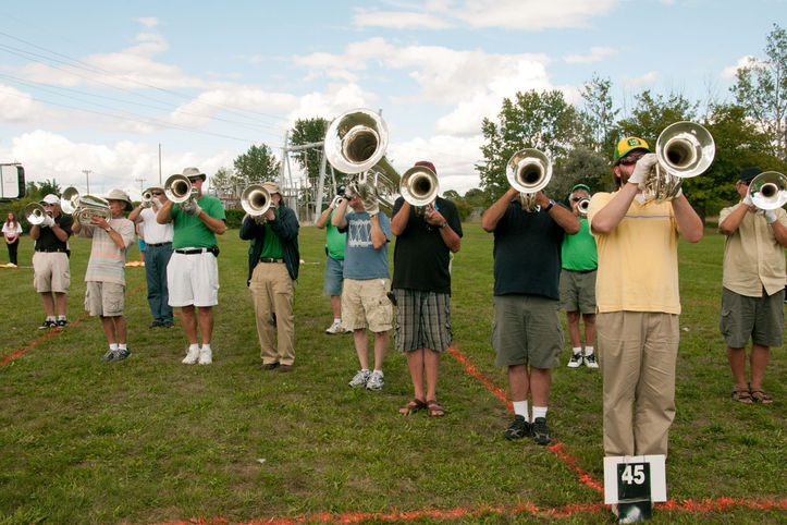Optimists Alumni rehearsing (Waterloo, 2012)