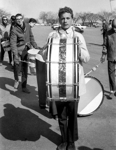 Emilio Russo, John Whiting and others at rehearsal (CNE, 1964)
