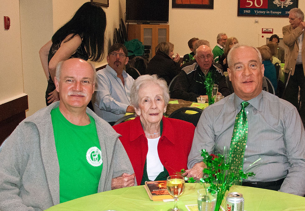 Rick and Mike Lang with their mom? (Wearing of the Green, 2012)