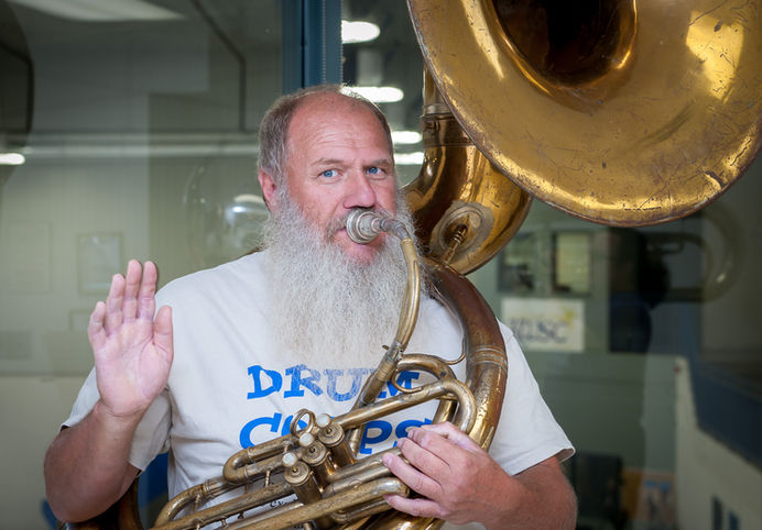 Keith Dearlove (Oktobercorps rehearsal, Sept 9, 2018)