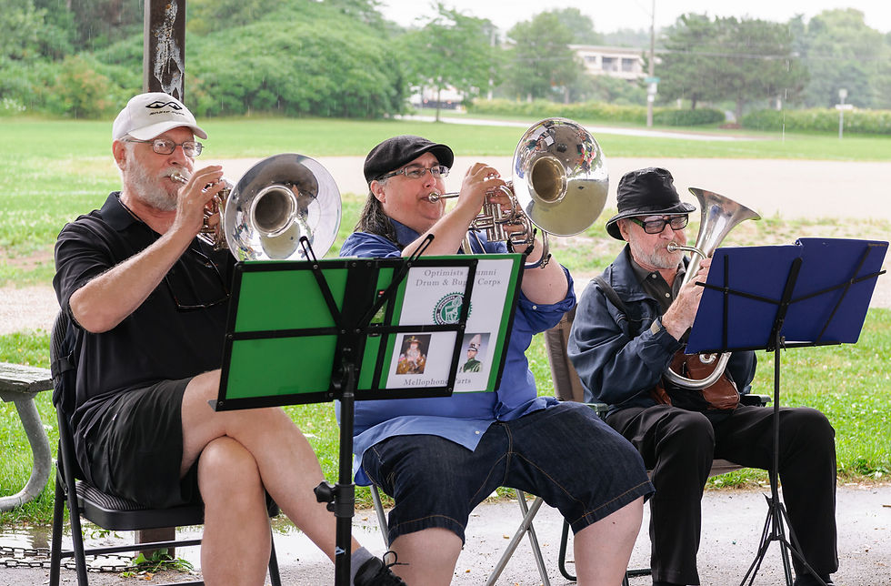 Bob, Liz and Barry at rehearsal (July, 2017)