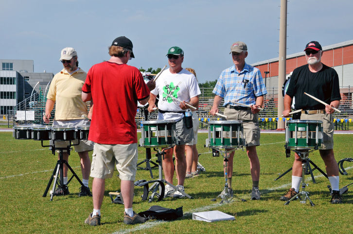 Optimists Alumni rehearsaing (Sudbury, 2011)