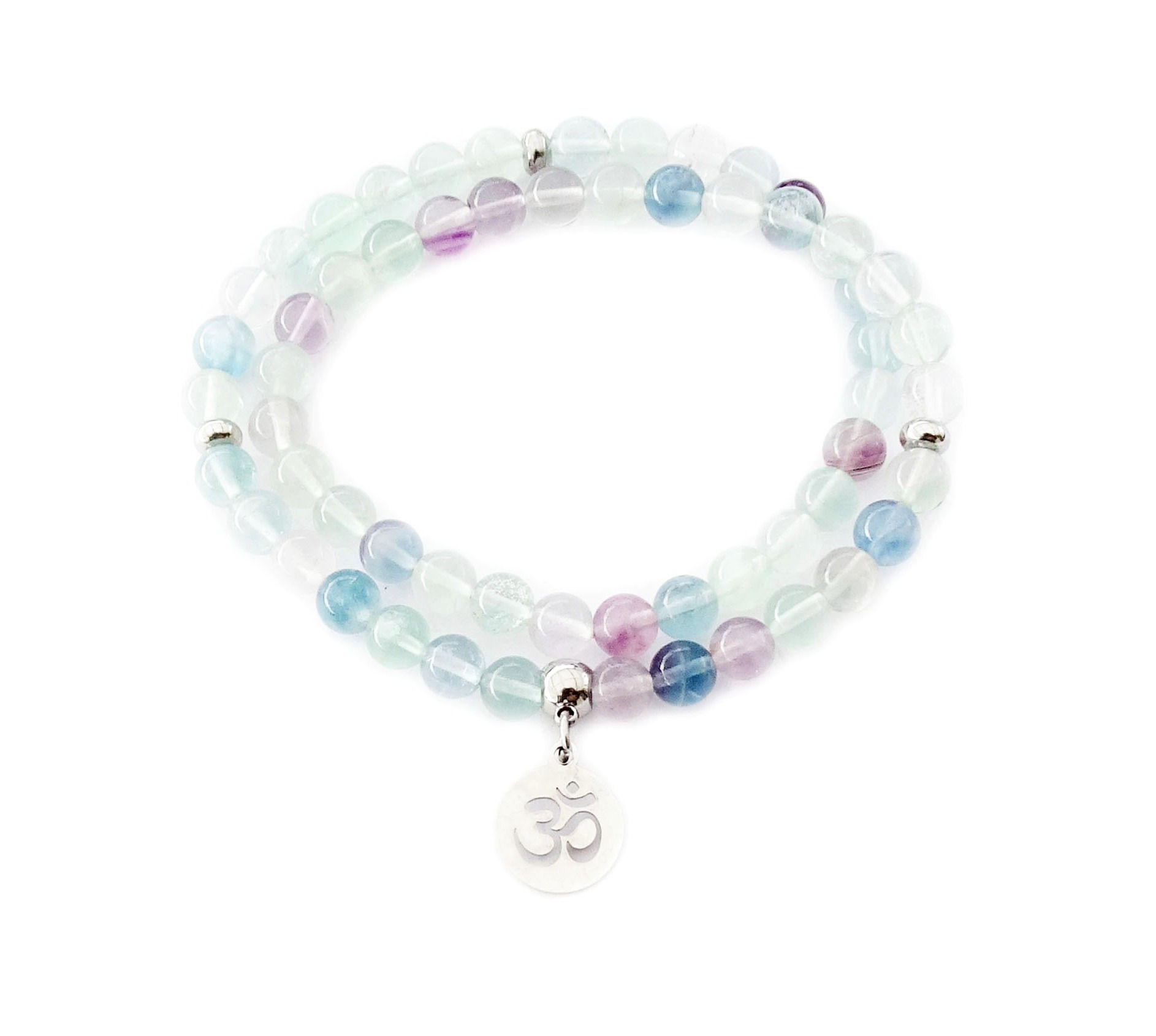 Bracelet réalisé en pierre naturelle Fluorite