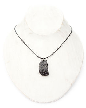 Pendentif en pierre Tectite (météorite) du Brésil