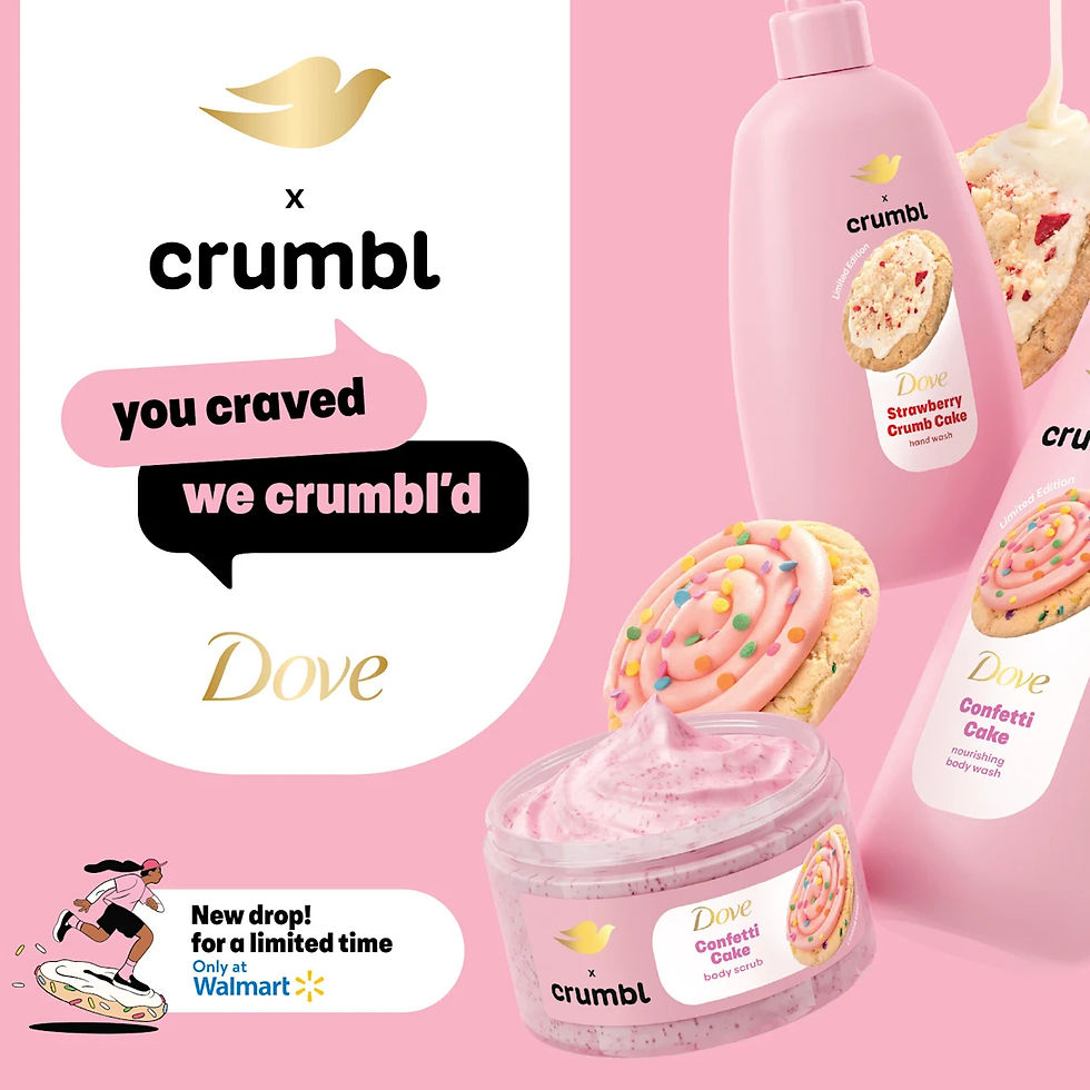 Miniatura: Dove Crumbl Kit Confetti Cake Gift Set De Regalo Confetti Cake