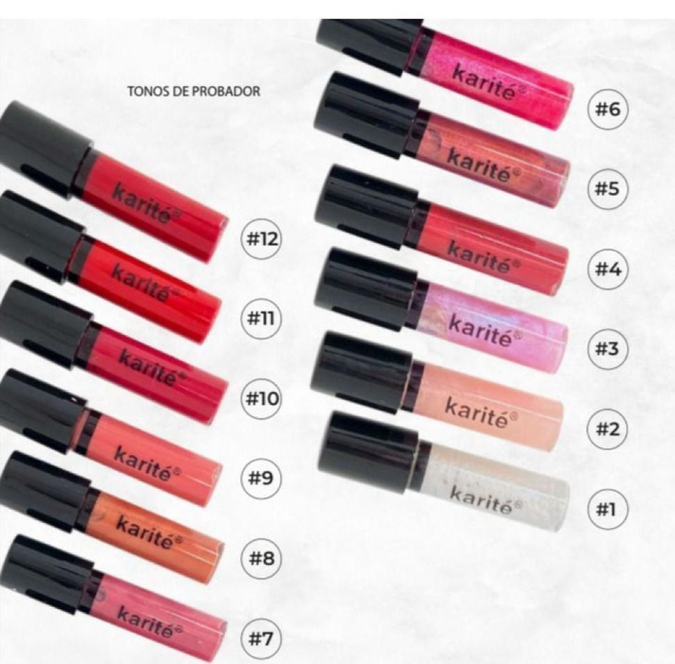 Miniatura: brillo labial Holografico con Espejo Plegable Elegante 70296-47 Karite