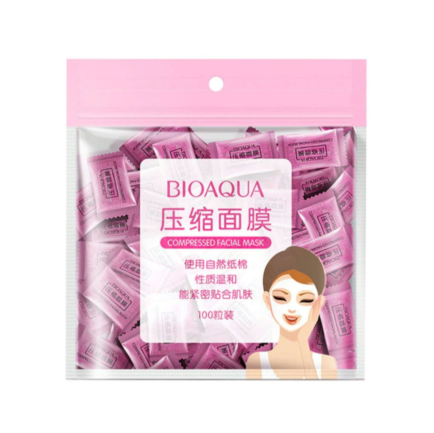 Mascarillas Comprimida Blanca Paquete X 100 Unidades