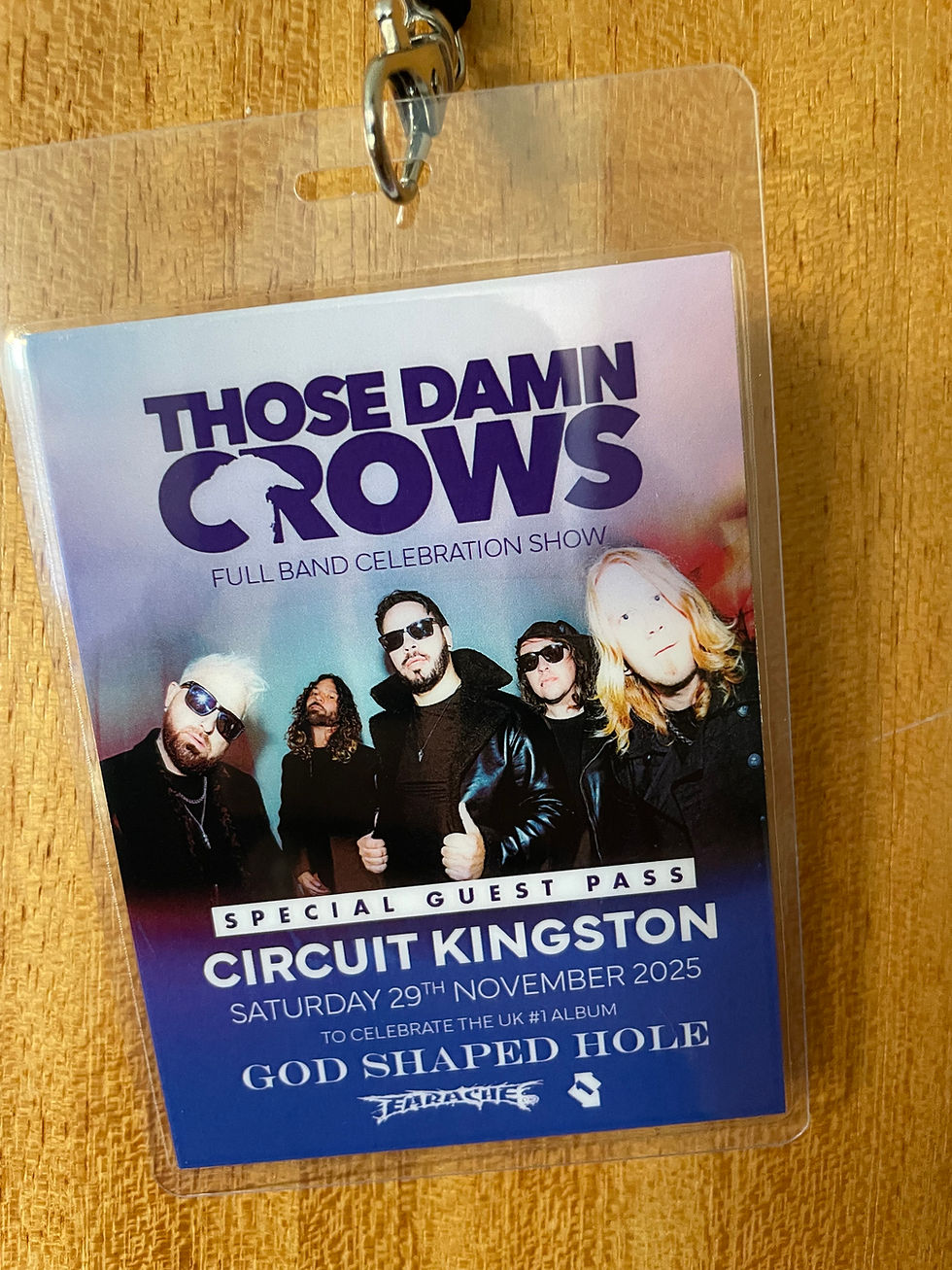 Concert Review: Those Damn Crows (Circuit, Kingston-Upon-Thames - Saturday 29th November 2025)