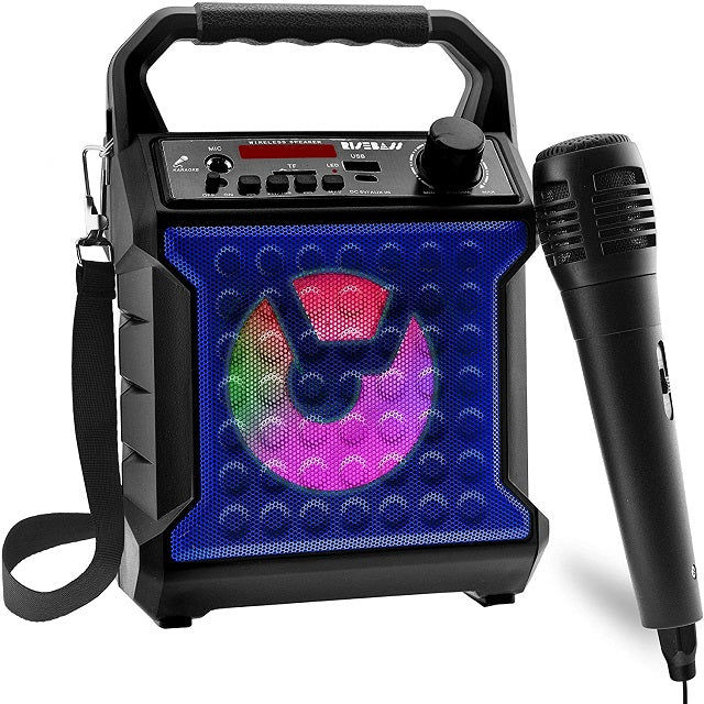 Miniatura: Risebass Portable Karaoke Machine with Microphone - Home Karaoke System with Par
