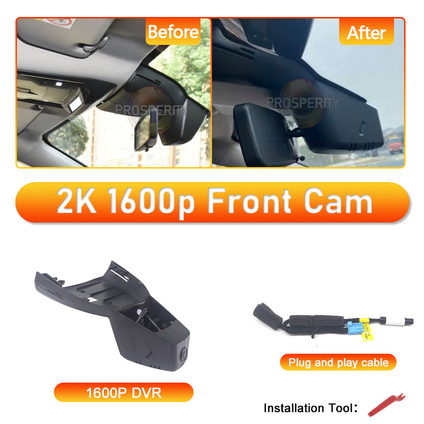 Miniatura: Dash Cam 4K For Peugeot 308 2021 To 2024,Dashcam For Citroen C5 X 2022 2023,Dash