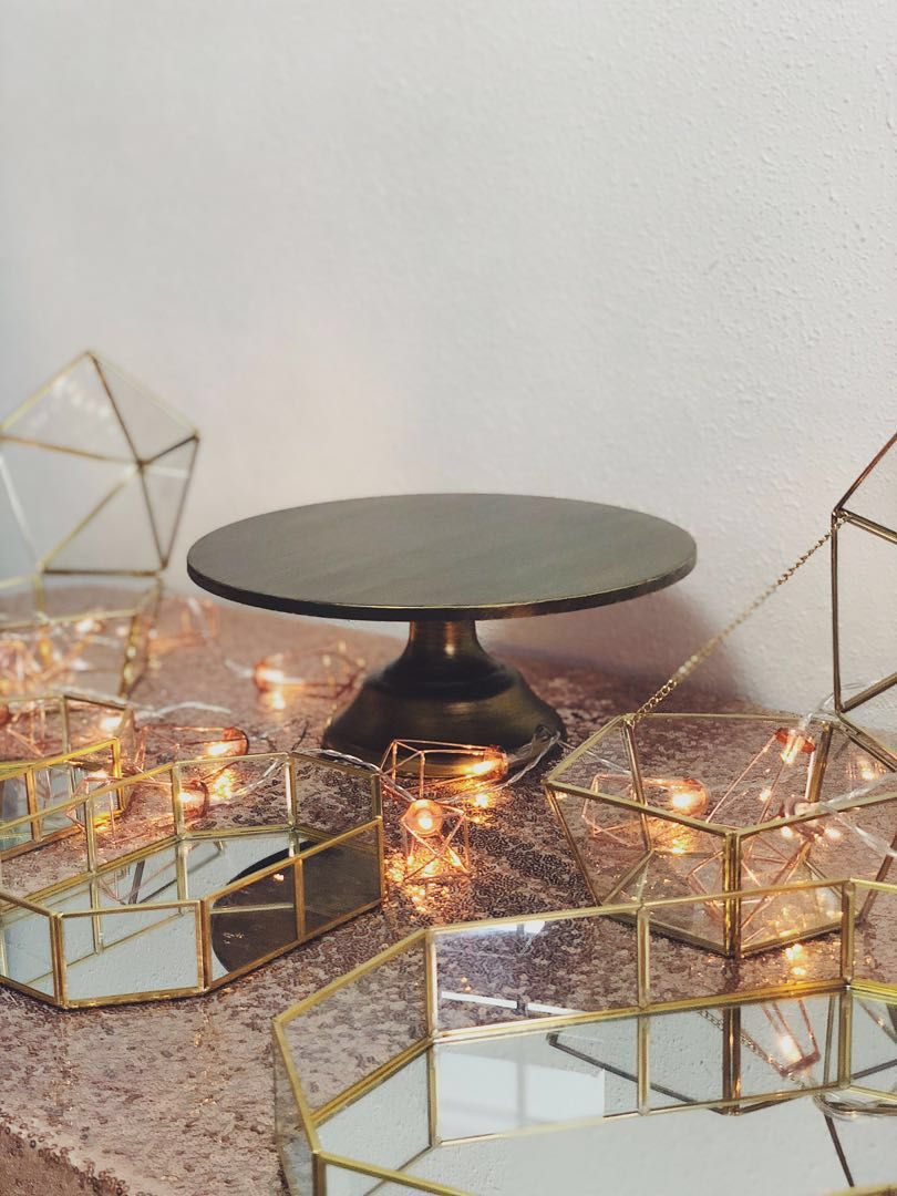 Thumbnail: Gold Frame Glass Deluxe Rose Gold Set