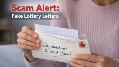 RCMP Warns Residents About New Lottery Mail Scam