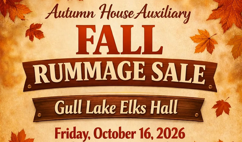 Autumn House Auxiliary Fall Rummage Sale
