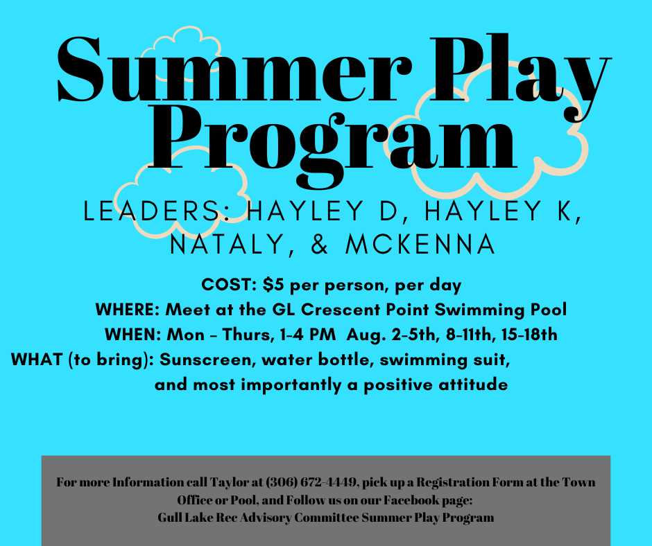 From the Office of the Recreation Director: August Recreation Activities content media