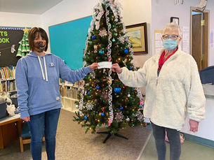 Maple Leaf Rebekah Lodge Makes Donation to Gull Lake Library