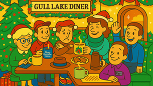 Coffee Row Chronicles: Christmas Generosity Meets Christmas Glow