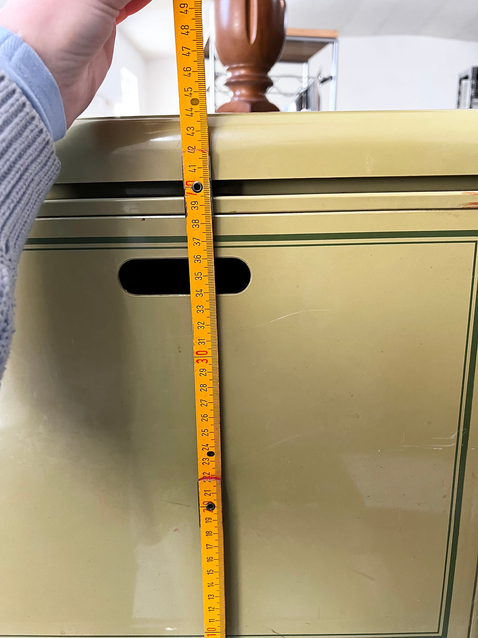 Miniaturbild: Vintage Metallbox Wäschebox Retro Aufbewahrung 70er Jahre