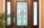 Close-up of custom door craftsmanship and solid construction