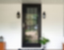 Residential door project showcasing professional workmanship