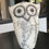 Miniature : HIBOU en raku nu